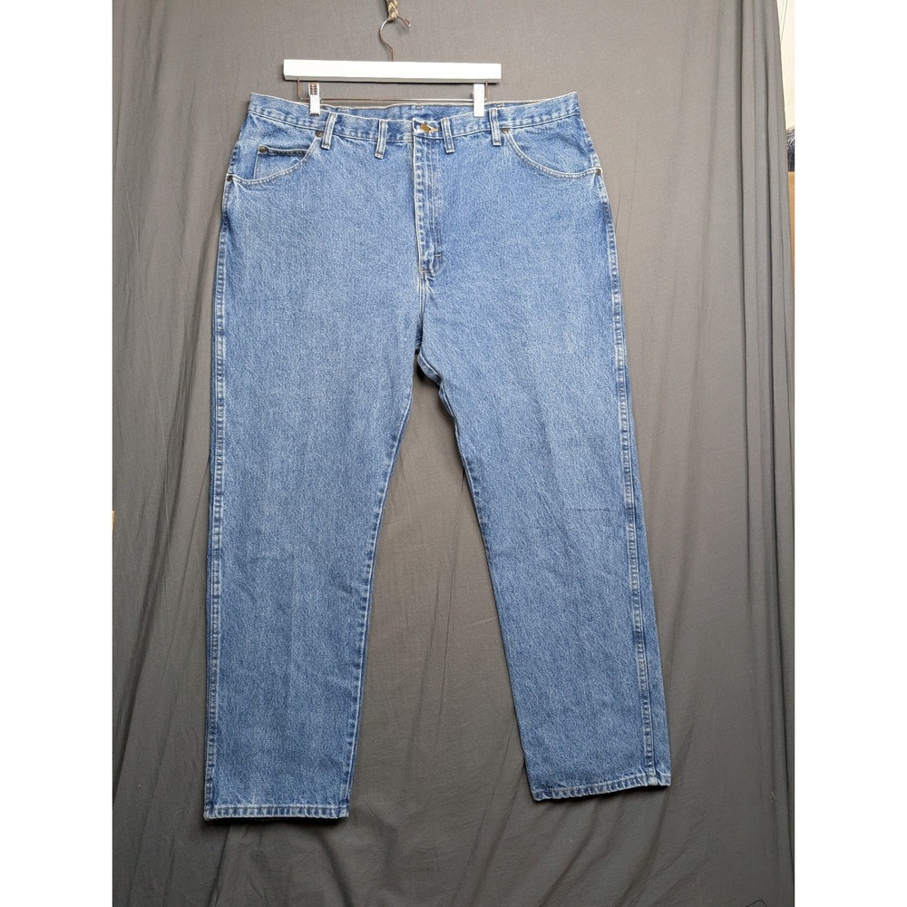Wrangler Jeans Mens 44x32 Blue‎ Denim  Straight Leg